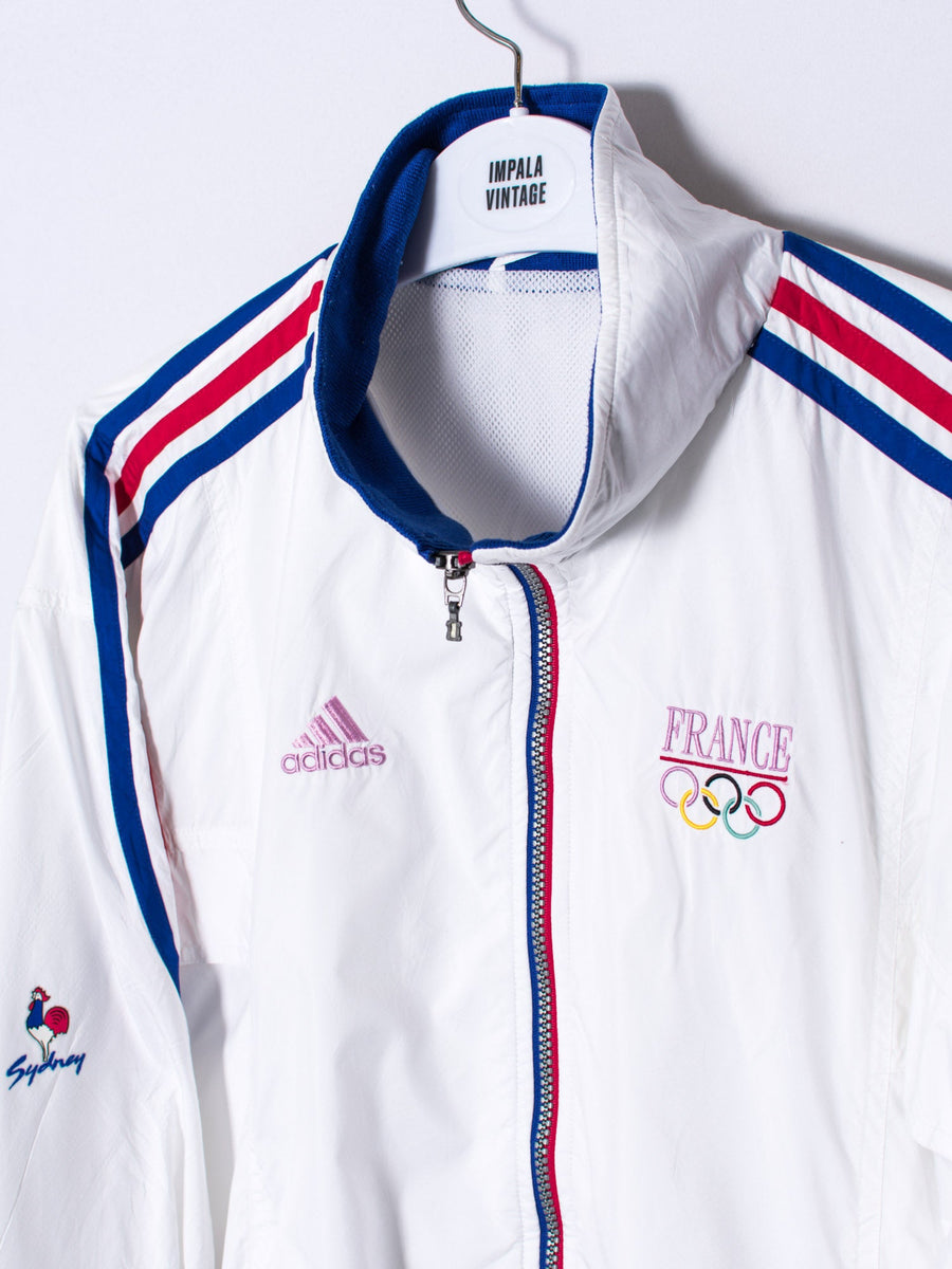 France Adidas Official Olympic Games 2000 Sydney Track Jacket