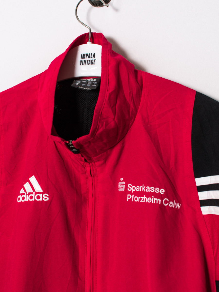 Adidas Red & Black Track Jacket