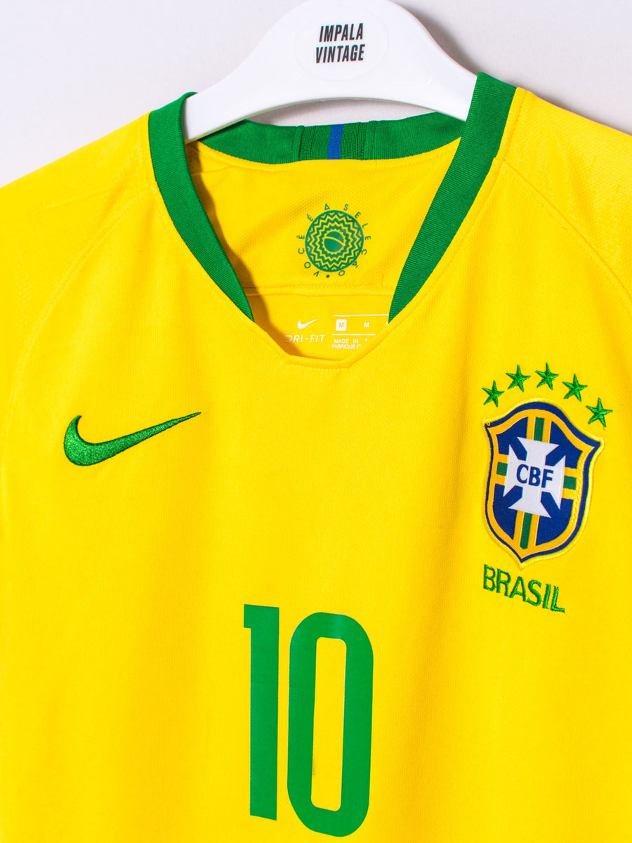 Brasil National Team CBF Nike Official Football 2018 Home Jersey