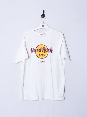 Hard Rock Café Pune White Cotton Tee
