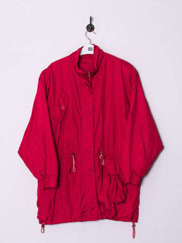 Red I Long Shell Jacket