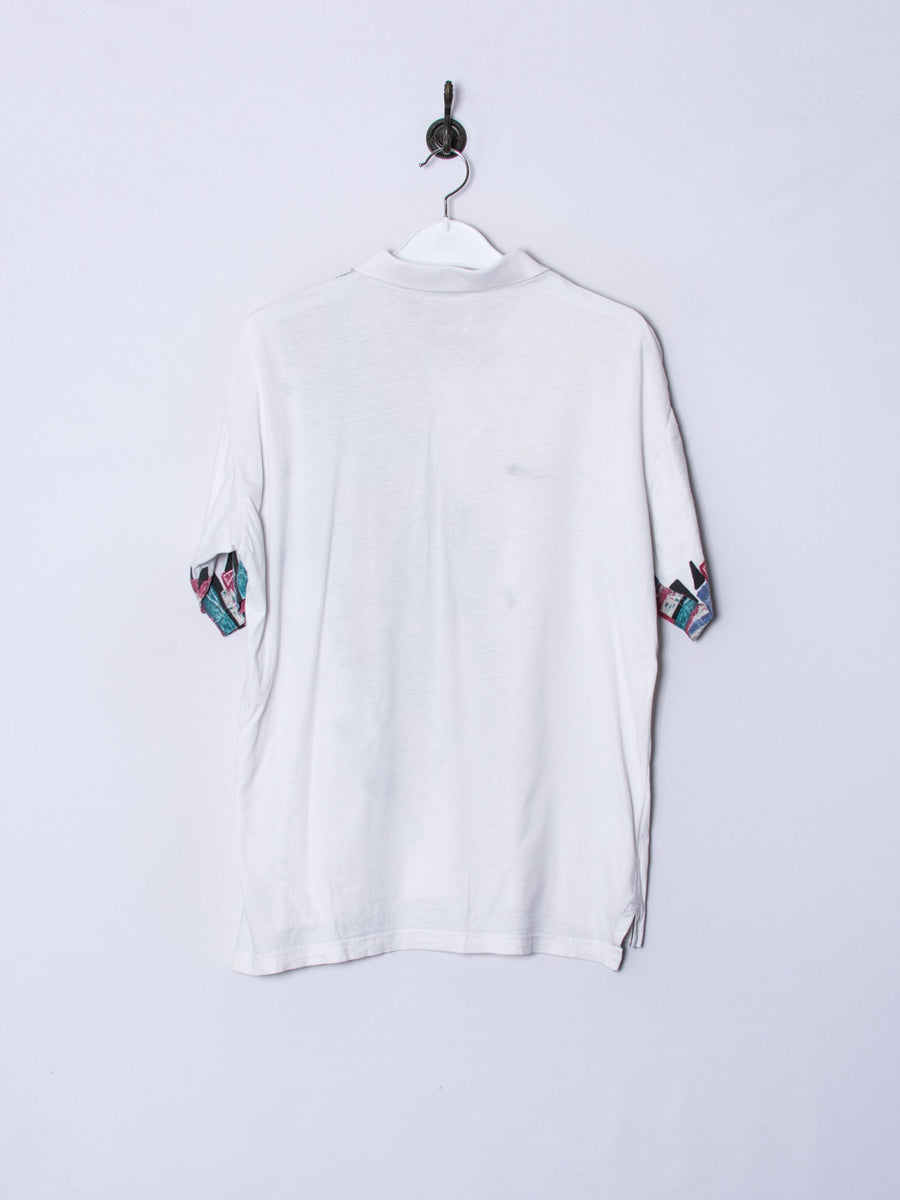 Adidas Originals White Retro Cotton Tee