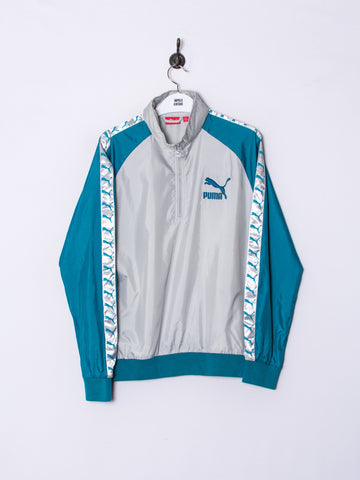 Puma Gray & Blue Shell Jacket