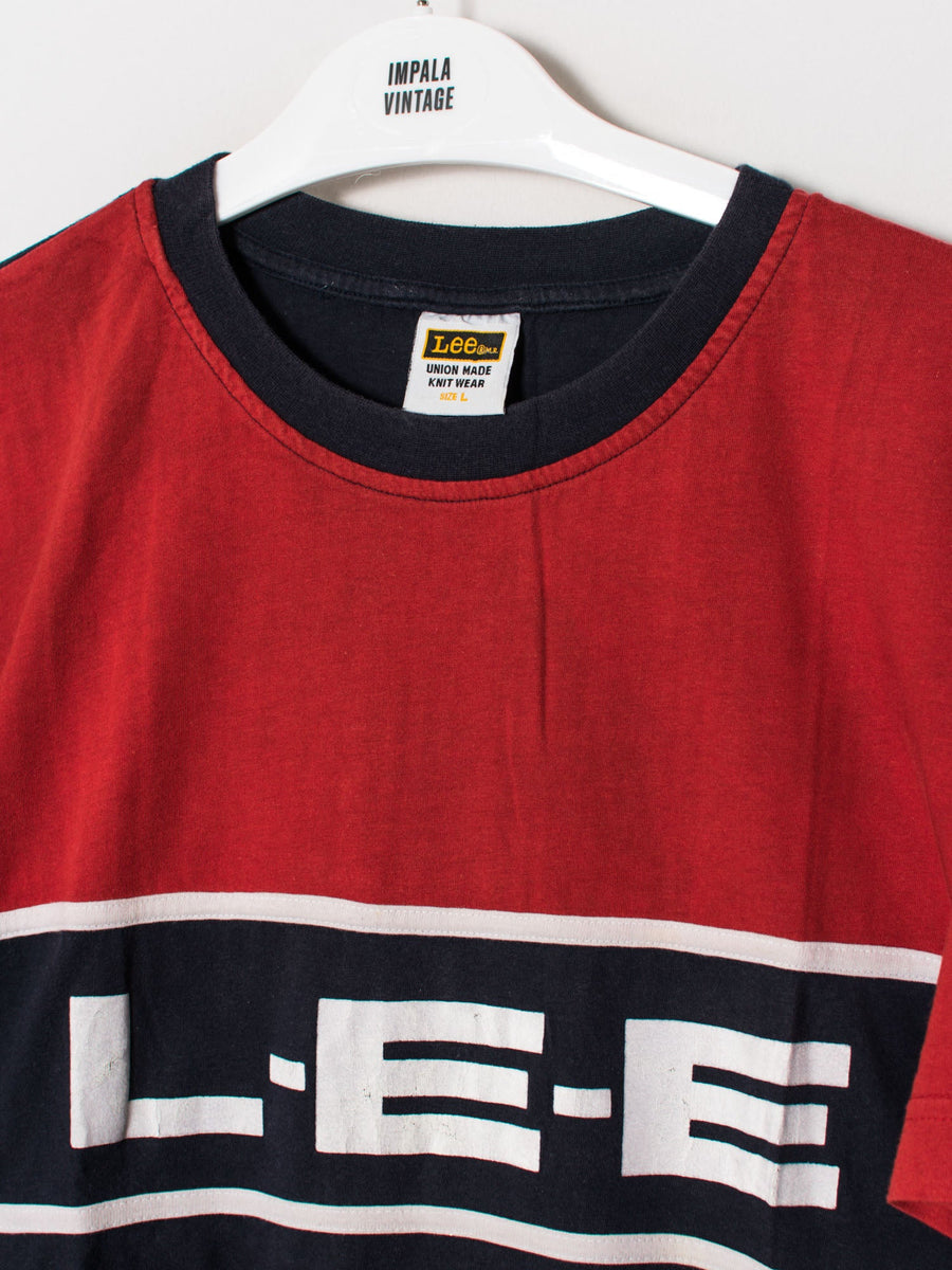 Lee Red & Blue Cotton Tee