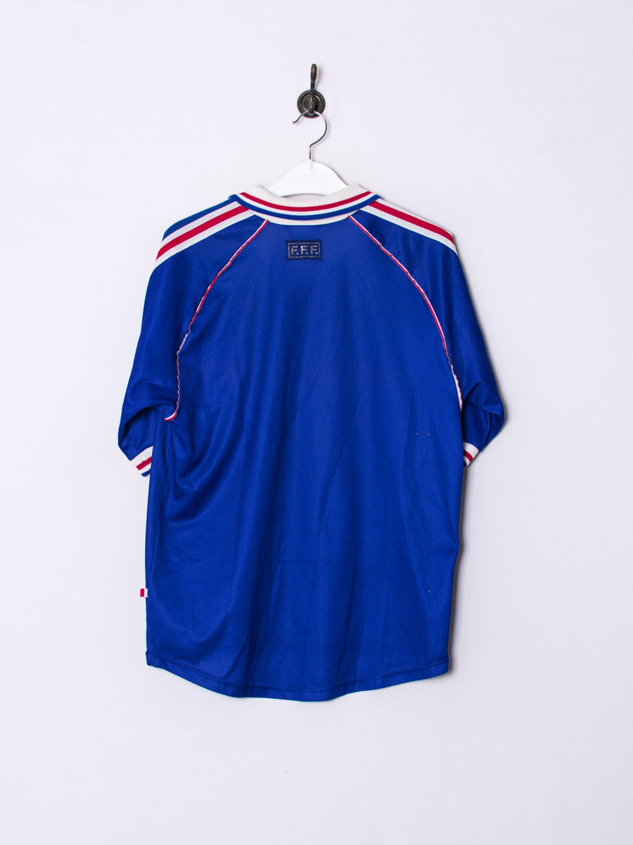 France National Team FFF Adidas Official Football 1998 Home Jersey