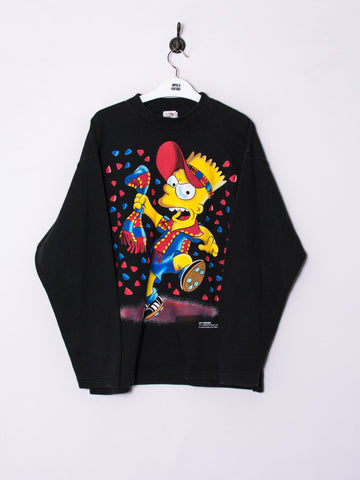 The Simpsons Young & Bad Retro Sweatshirt