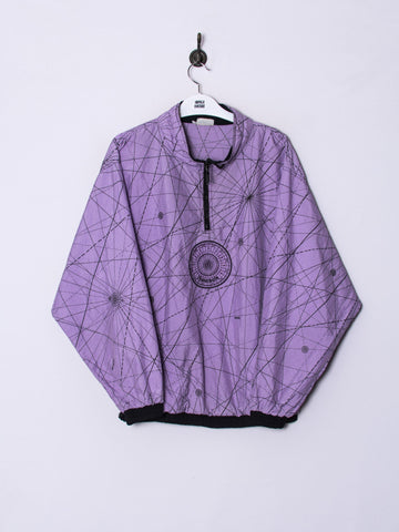 Reebok Purple Middled Zipper Jacket