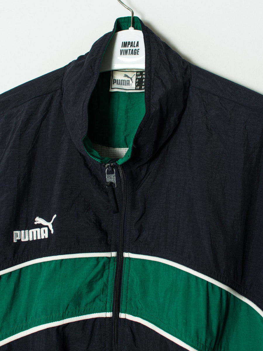Puma Blue & Green Track Jacket