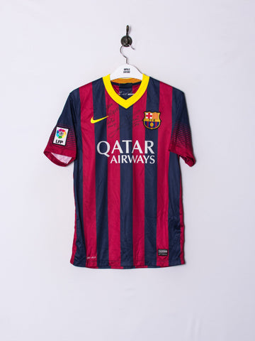 FC Barcelona Nike Official Football 13/14 Messi Autograph Jersey
