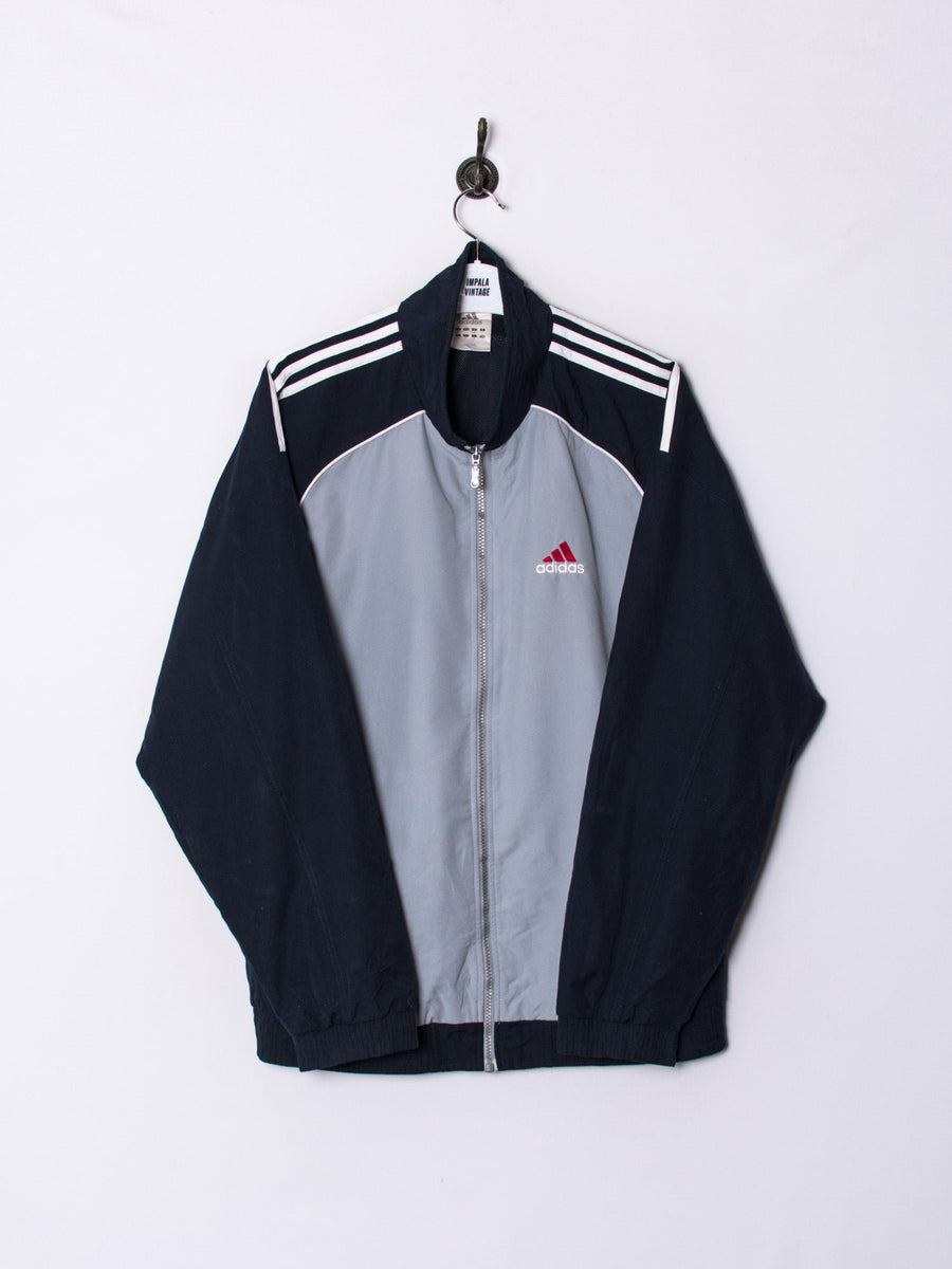Adidas Grey & Blue Track Jacket