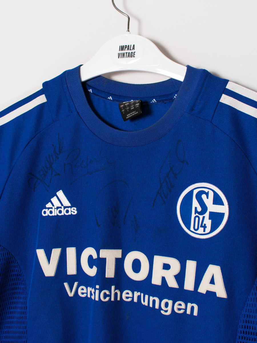 Schalke 04 Adidas Official Football 03/04 Home Jersey