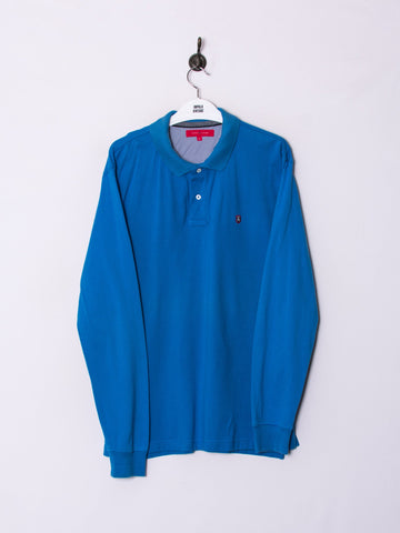 Tommy Hilfiger Blue Long Sleeves Poloshirt