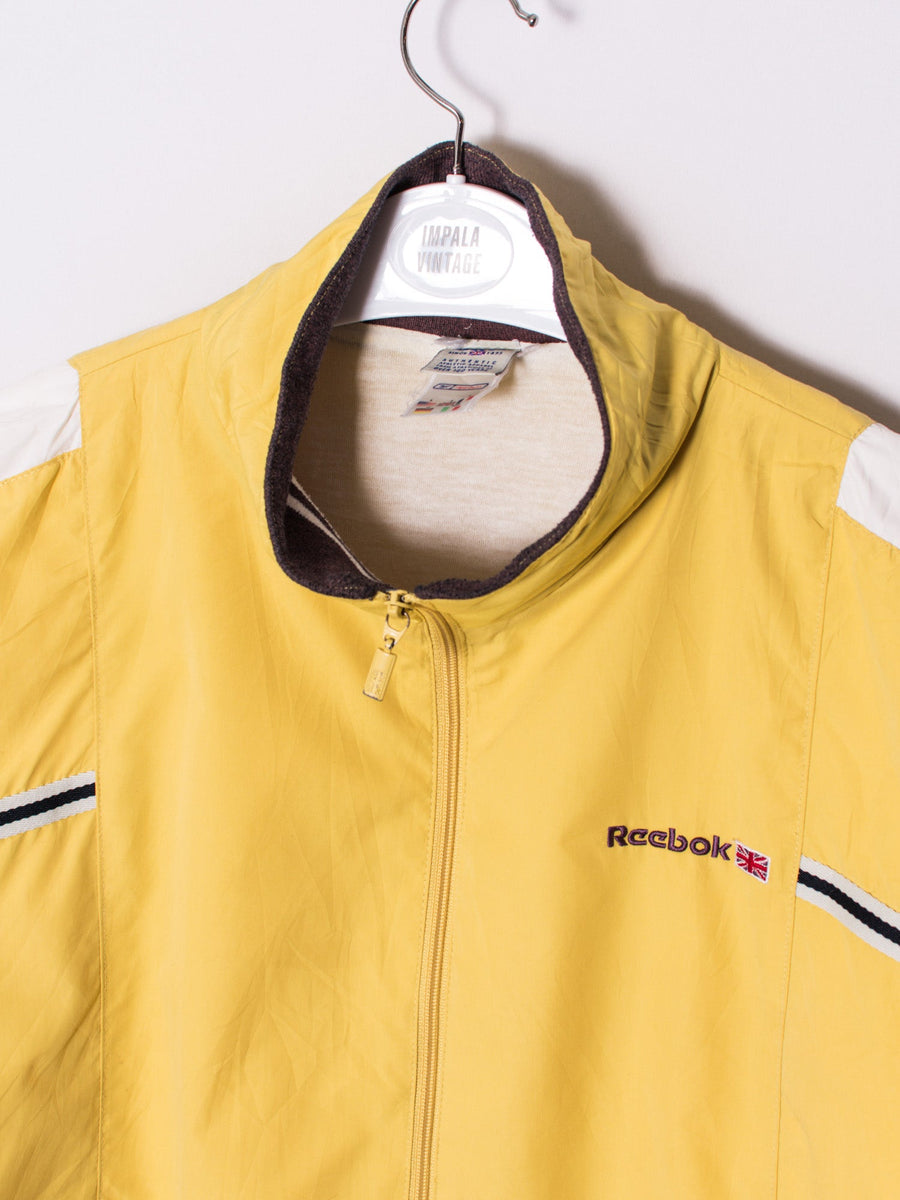 Reebok Yellow Retro Track Jacket