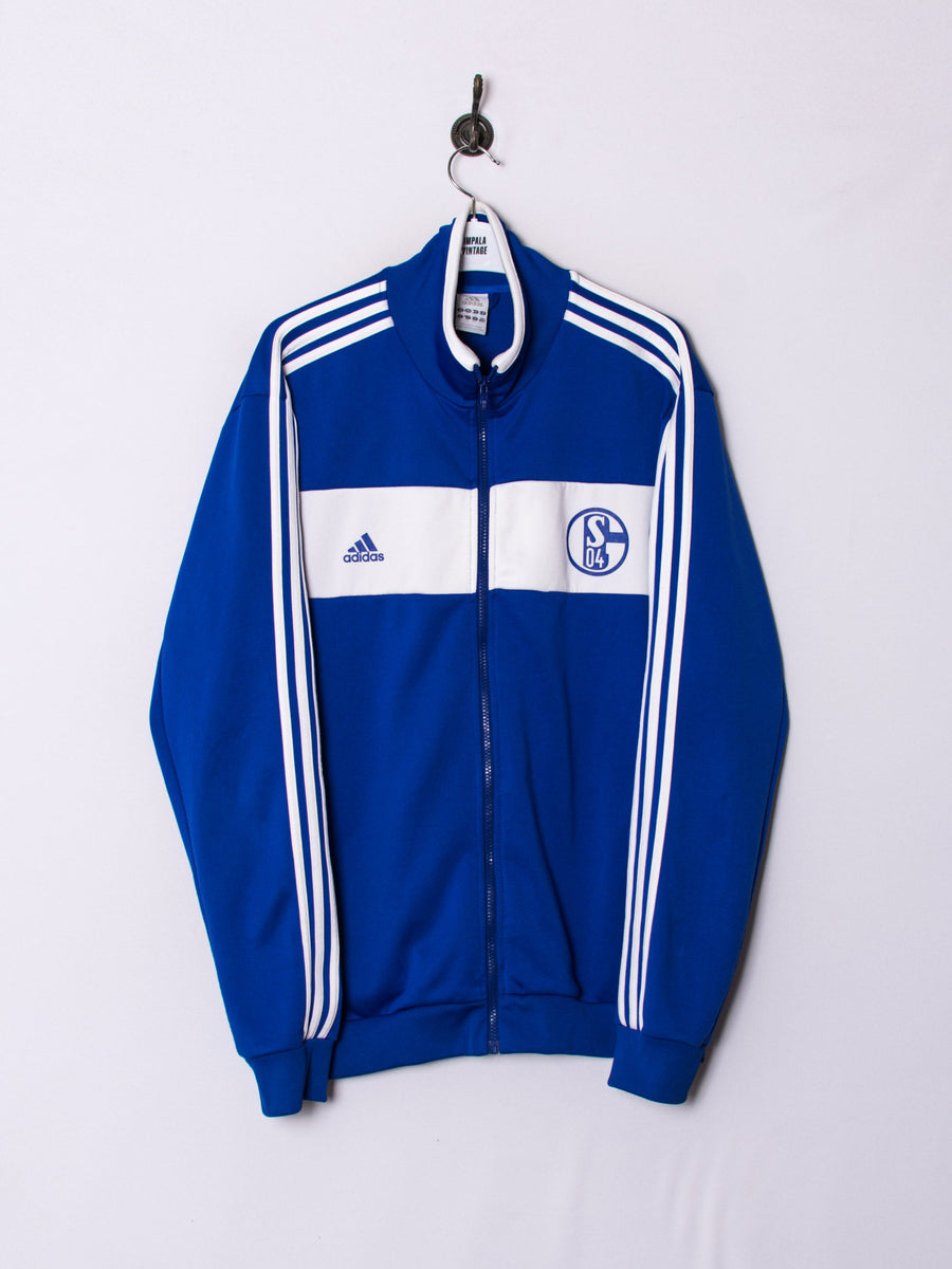 Adidas Schalke Retro Jacke Schalke Trainingsjacke Retro Adidas FC