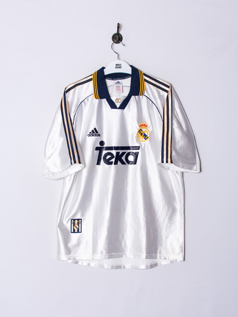 Real Madrid CF Adidas Official Football 98/99 Home Jersey