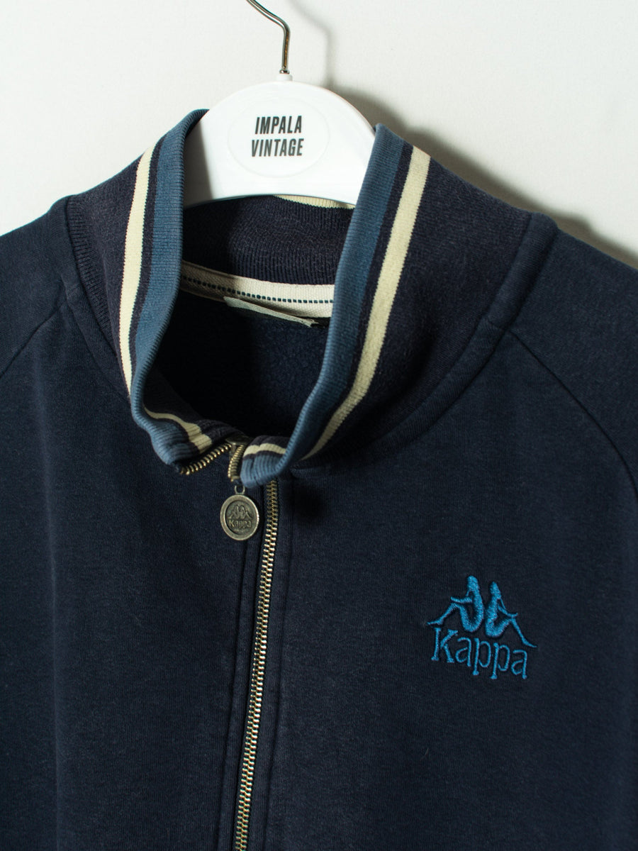 Kappa Blue Zipper Sweatshirt