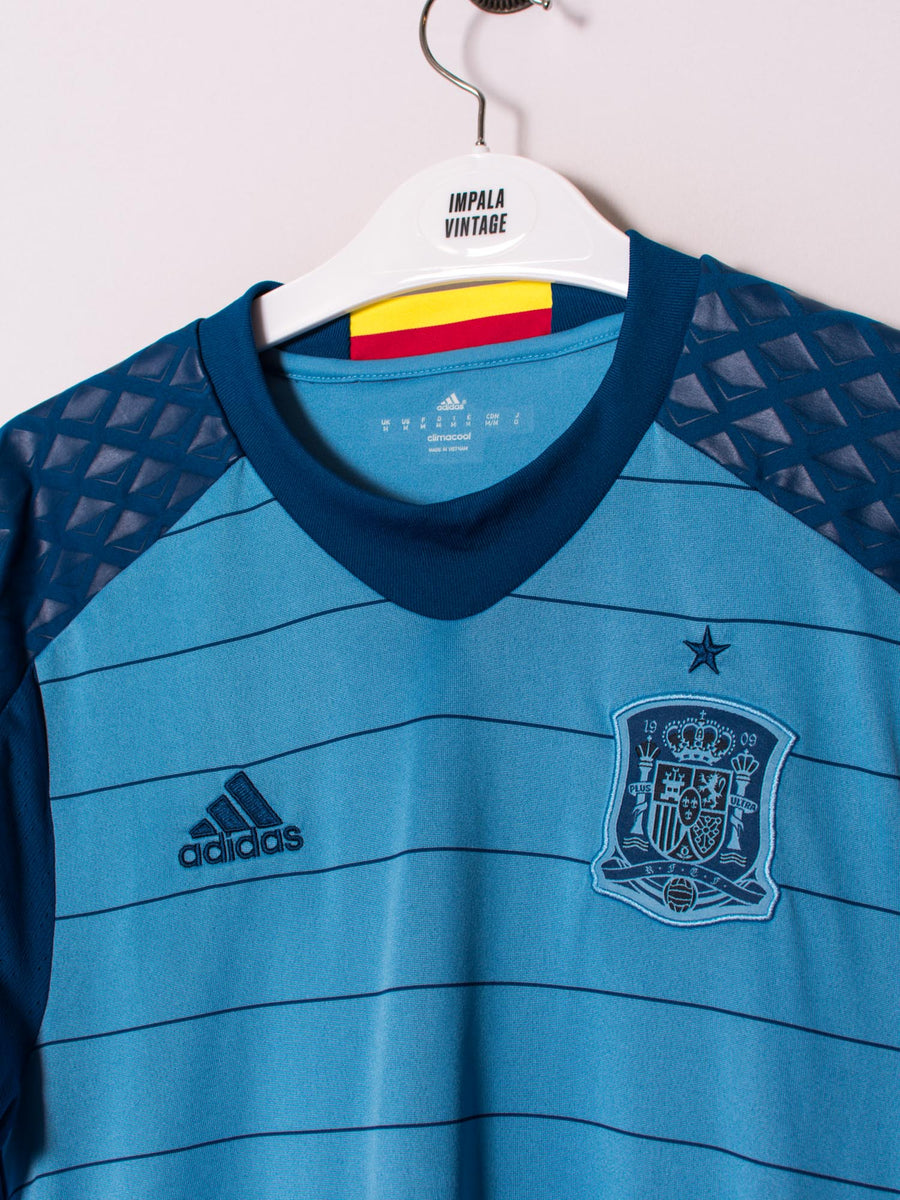 RFEF Adidas Official Football 2016 Goalkeeper Home Jersey