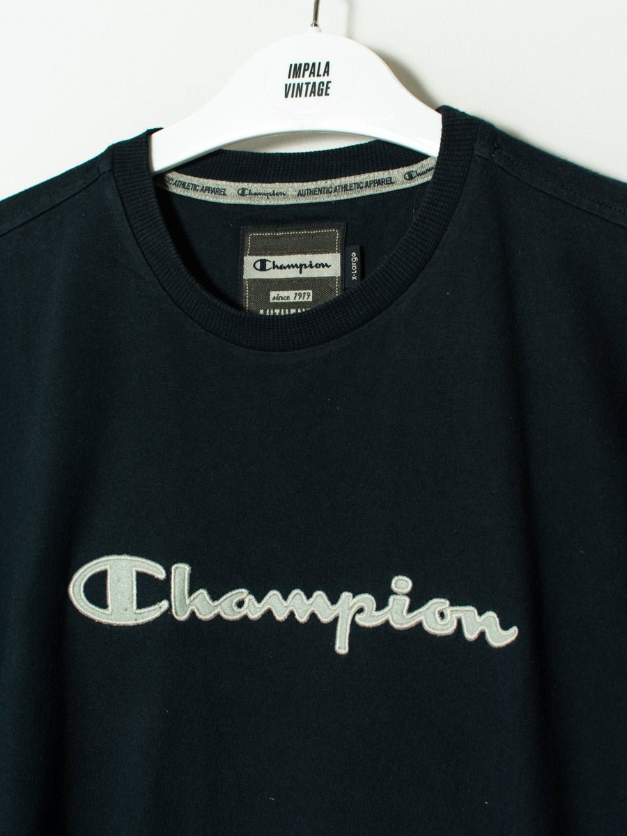 Champion Navy Blue Cotton Tee