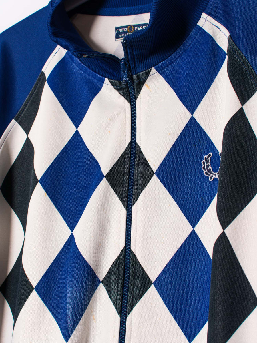 Fred Perry Blue Track Jacket