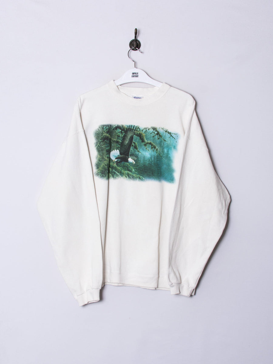 Santee White Sweatshirt