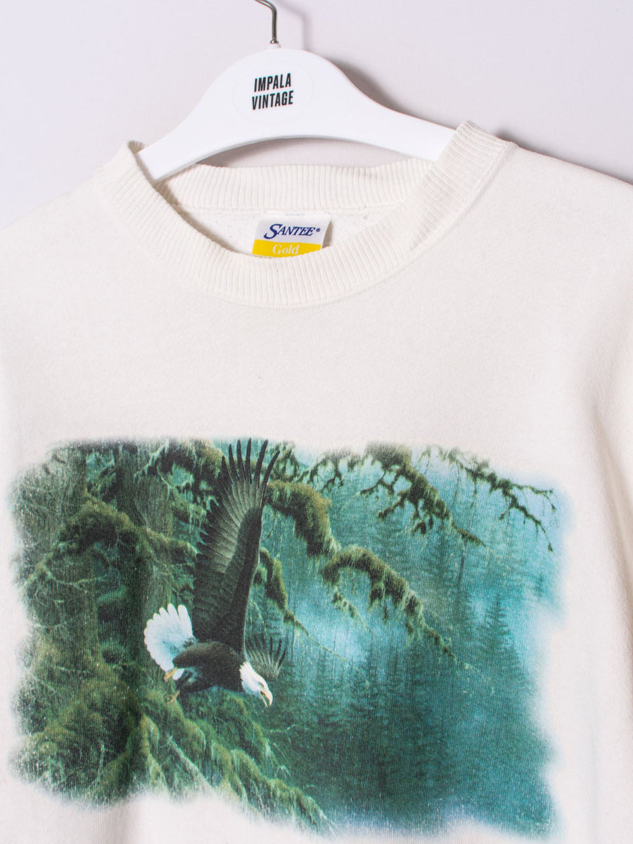 Santee White Sweatshirt