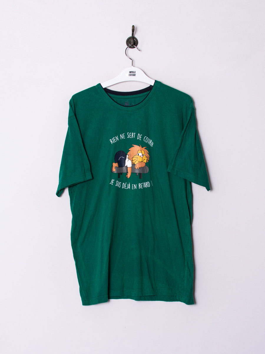 Merry Christmas Green Cotton Tee