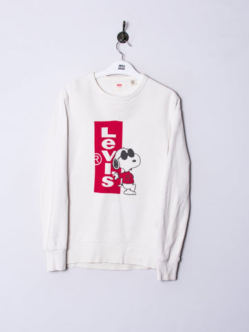 Levi's Joe Cool White Sweatshirt