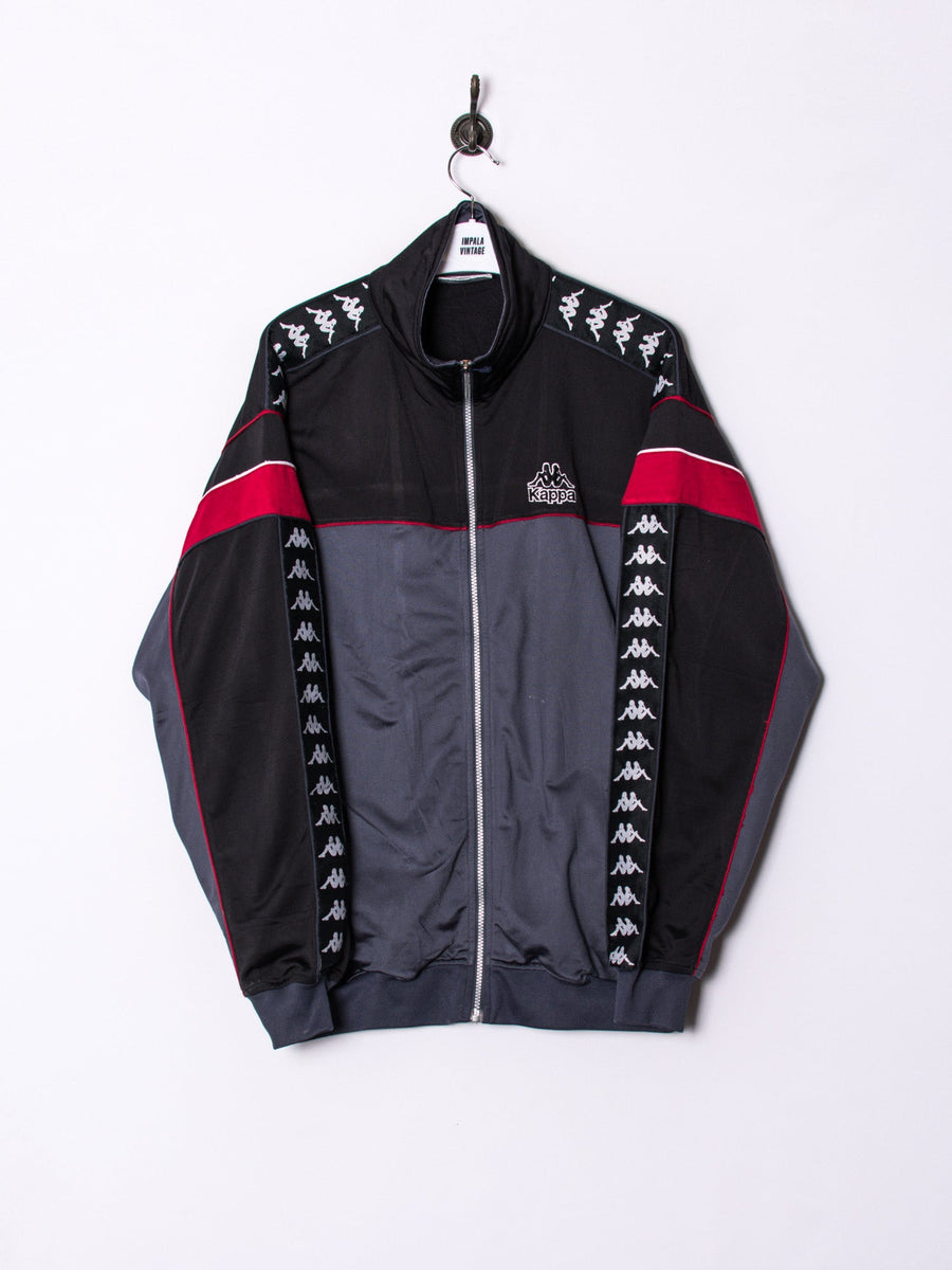 Kappa Black & Grey Track Jacket