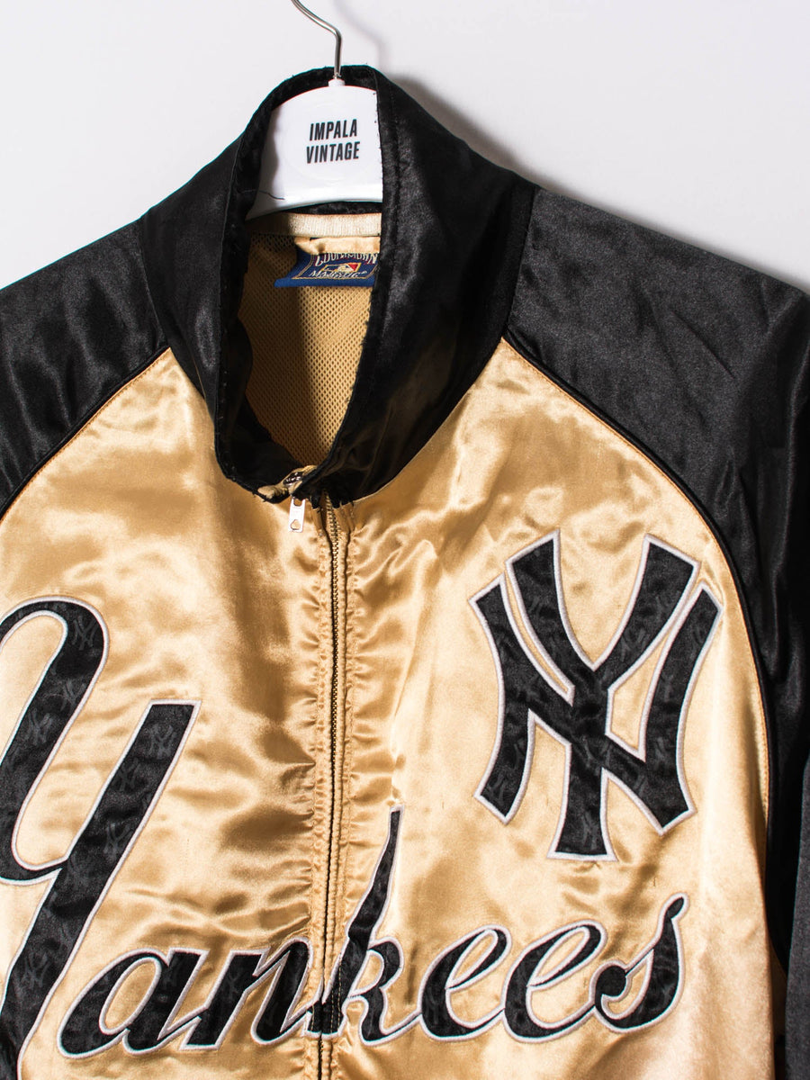New York Yankees Gold Majestic MLB Track Jacket