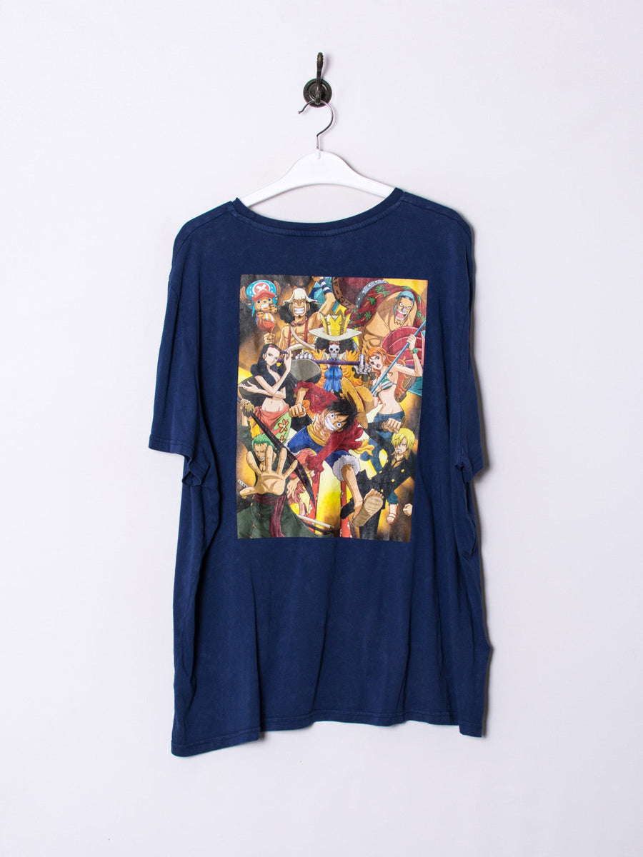 One Piece Navy Blue Cotton Tee