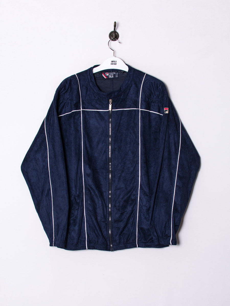 Fila White Line Velvet Jacket