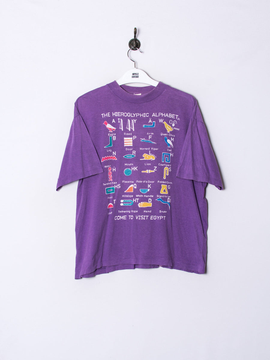 The Hieroglyphic Alphabet Cotton Tee