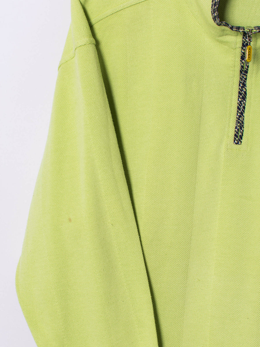 Adidas Green 1/3 Zipper Sweatshirt