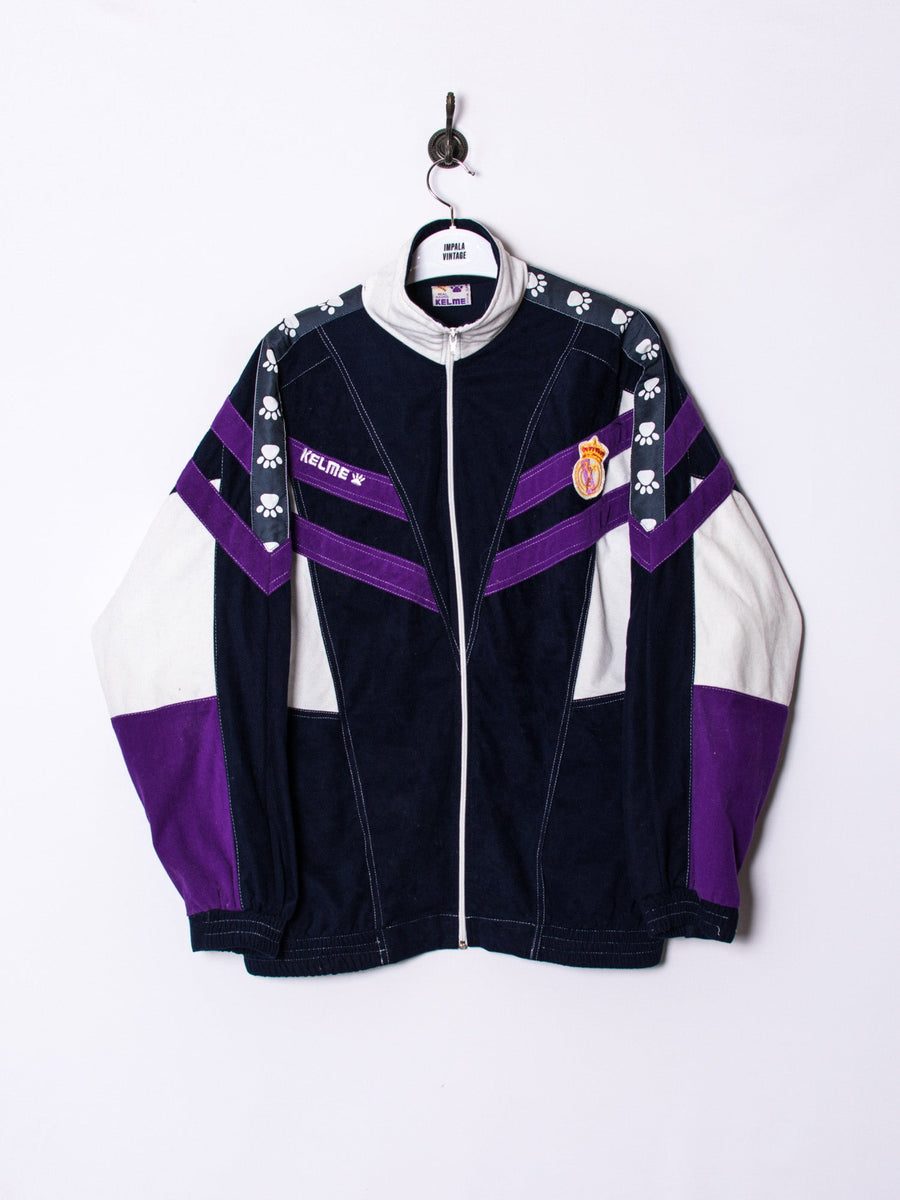 Real Madrid Kelme Official Football 90's Velvet Jacket