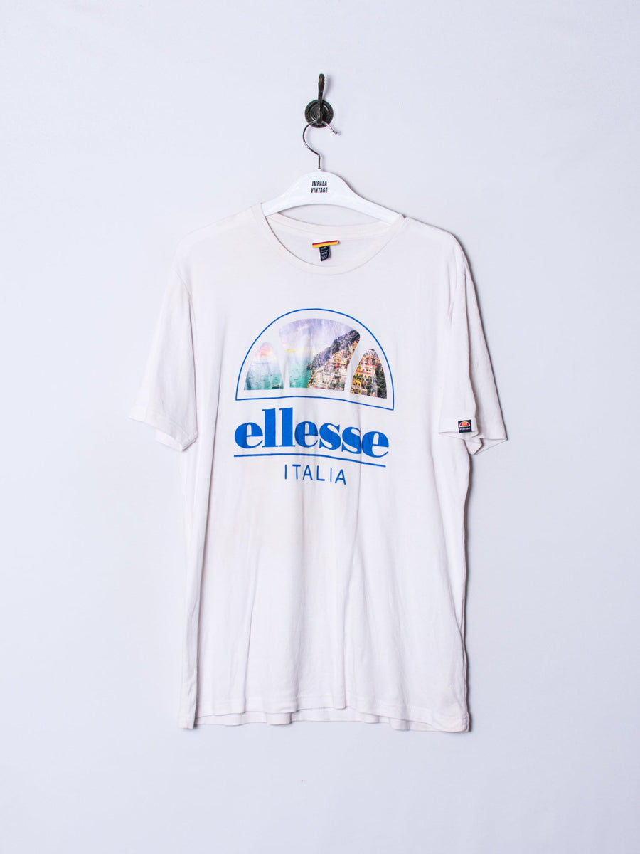 Ellesse Italia White Cotton Tee