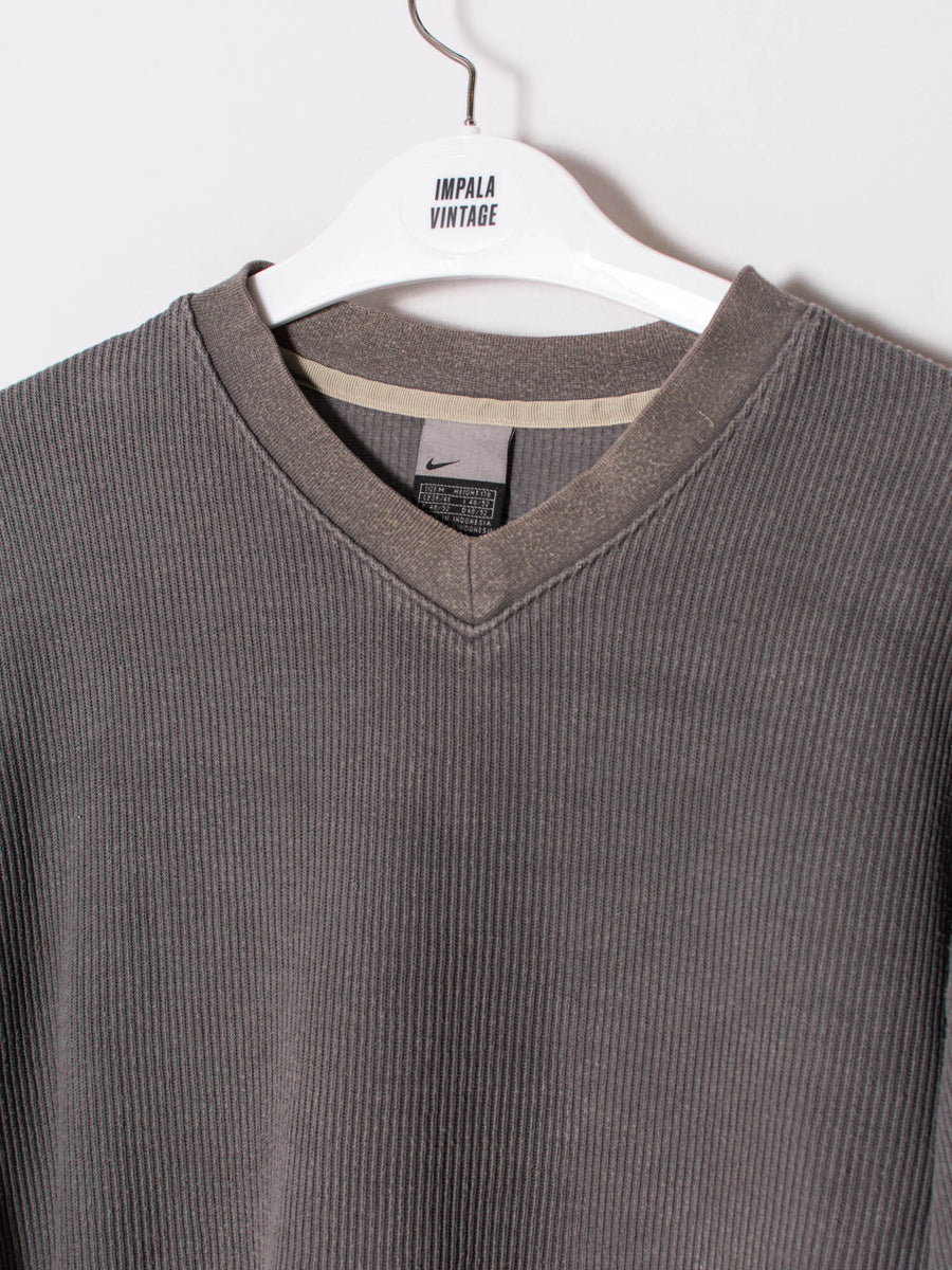 Nike V-Neck Grey Sweatshirt