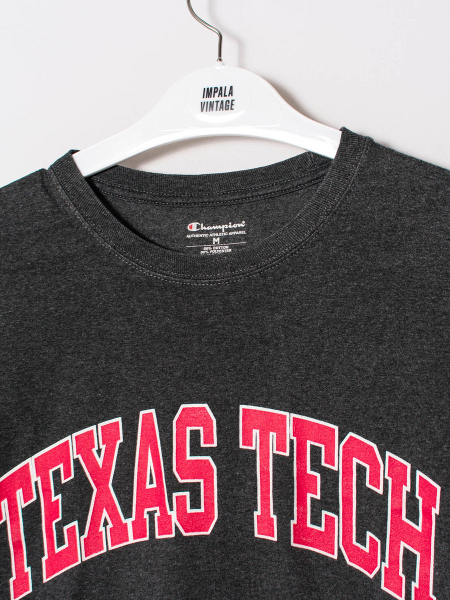 Texas Tech Champion Grey Cotton Tee