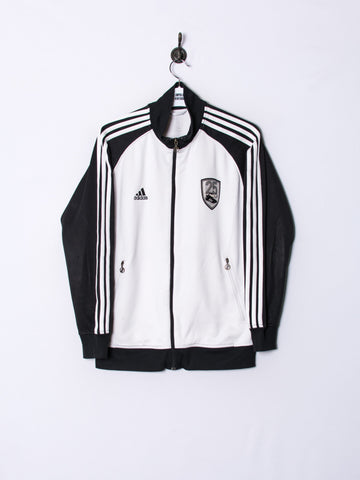 Adidas 25 White & Black Track Jacket