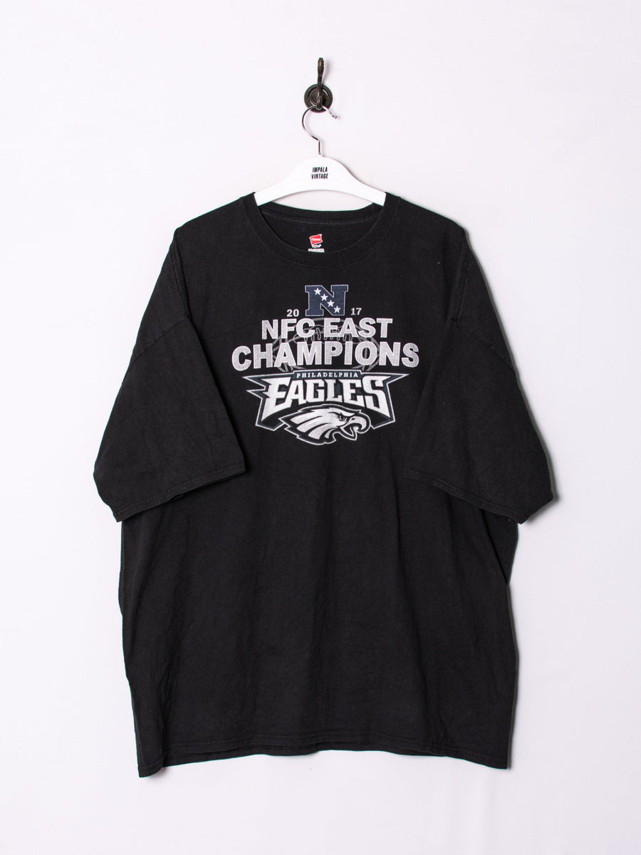 Philadelphia Eagles NFC 2017 Hanes Cotton Tee