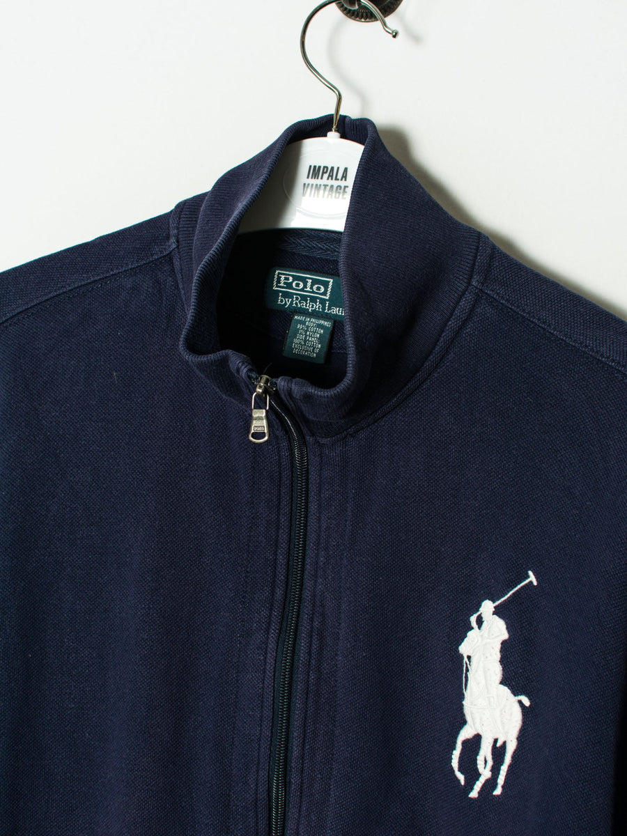 Polo Ralph Lauren Navy Blue Zipper Sweatshirt