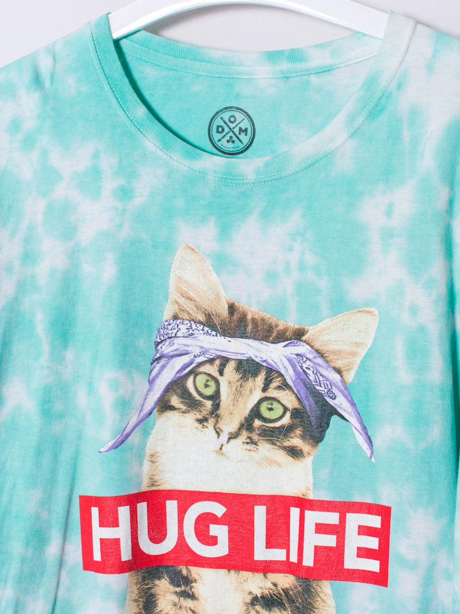 Hug Life Tie Dye Cotton Tee