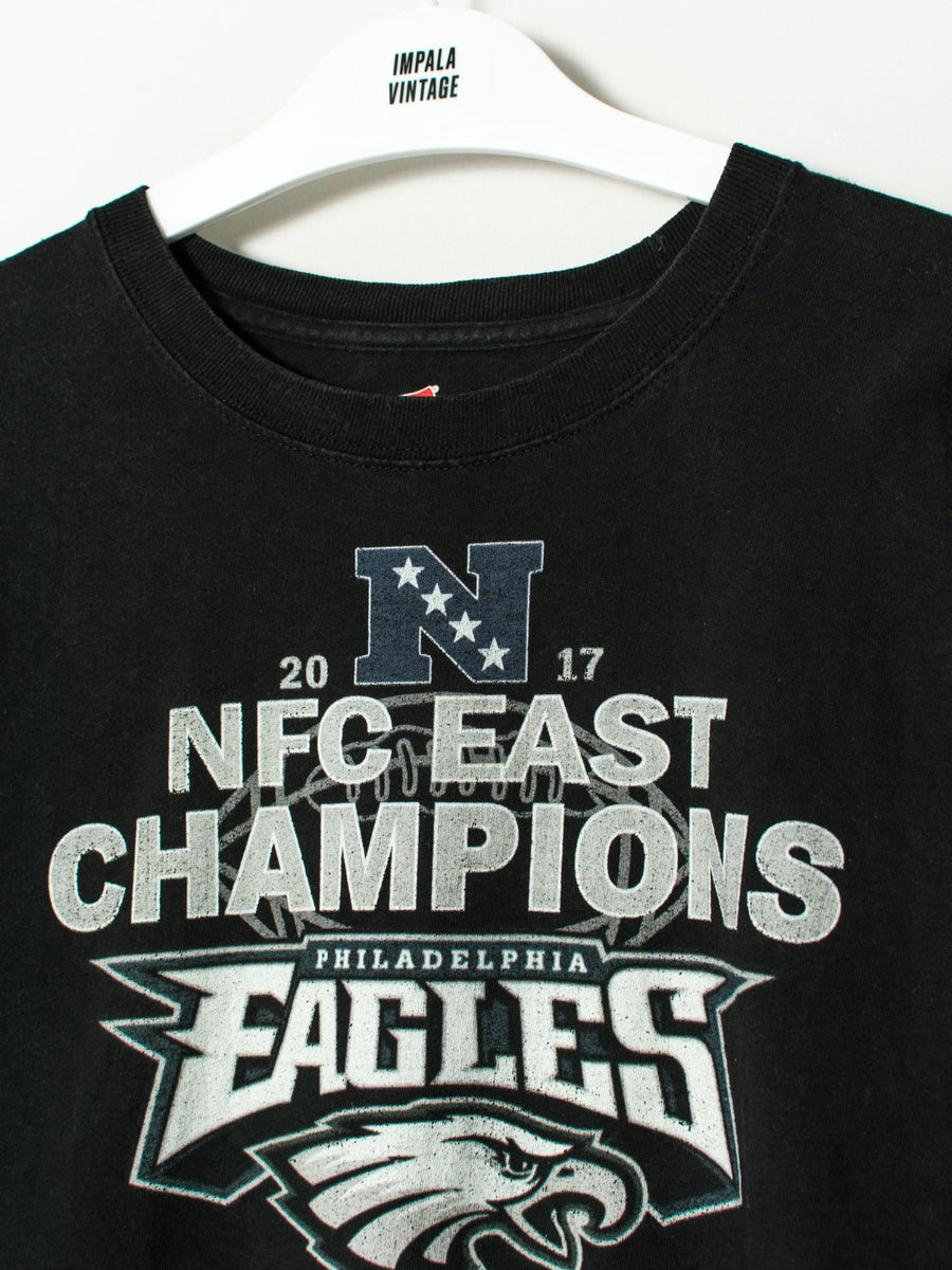 Philadelphia Eagles NFC 2017 Hanes Cotton Tee