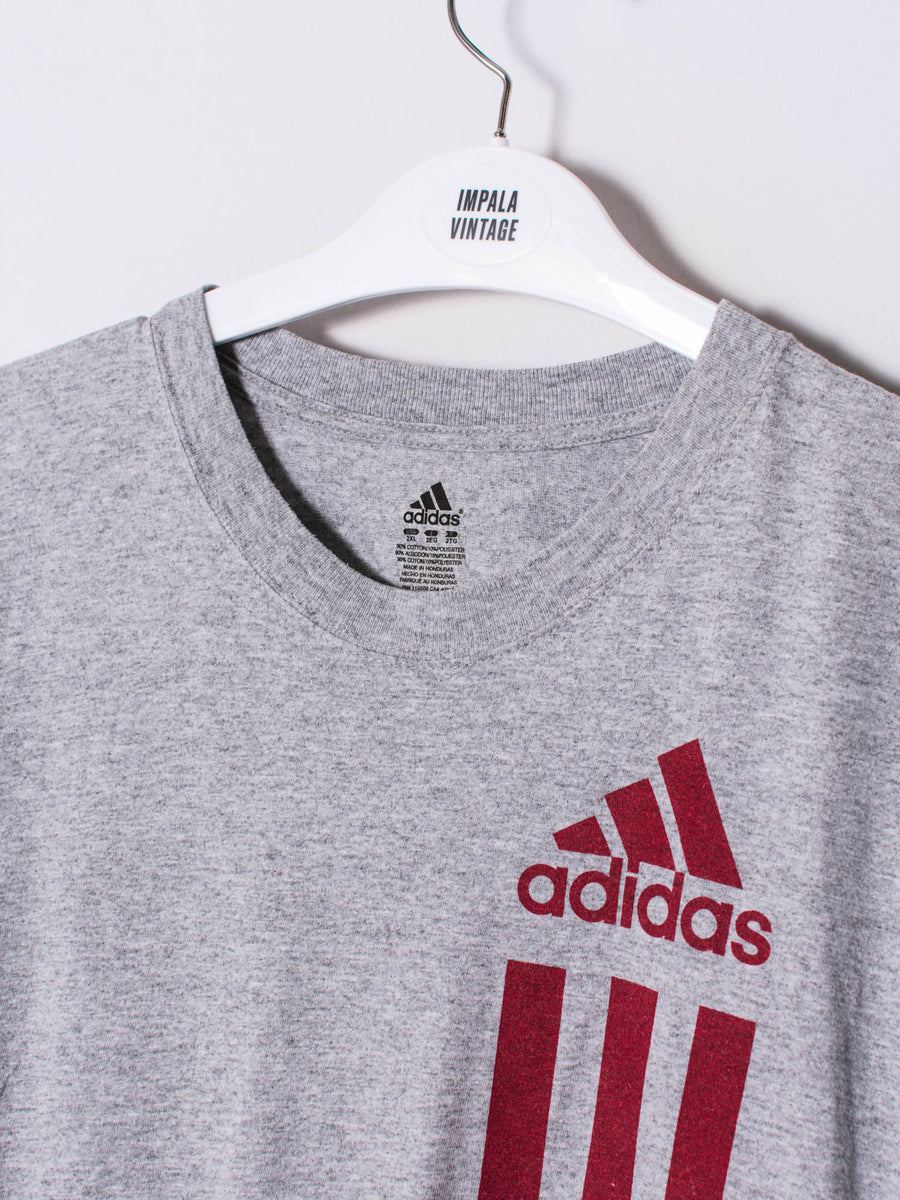 Adidas Grey Cotton Tee