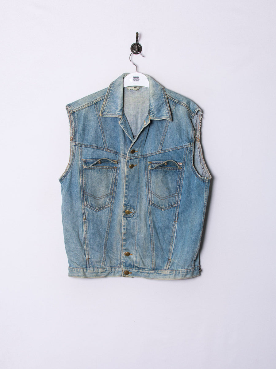 New Fast Custom Harley Davidson Denim Vest Jacket