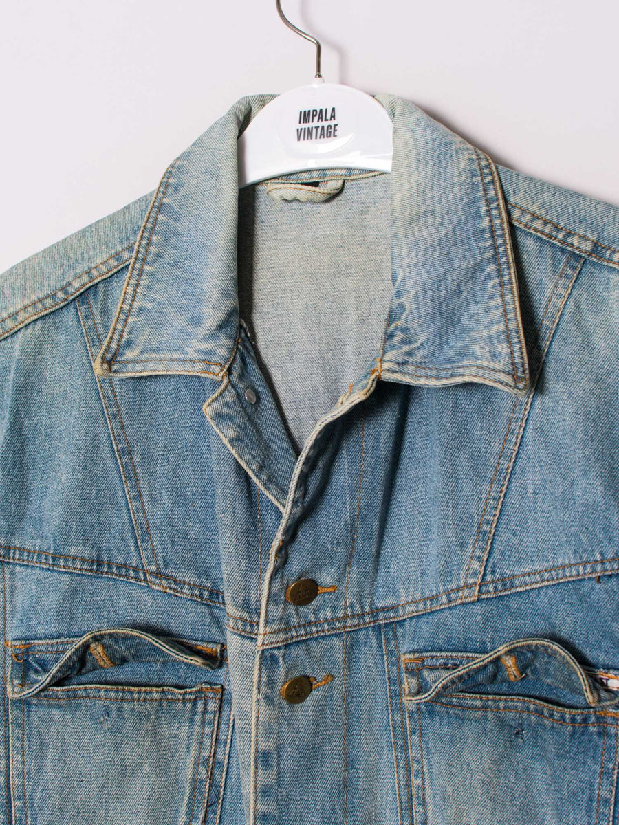 New Fast Custom Harley Davidson Denim Vest Jacket