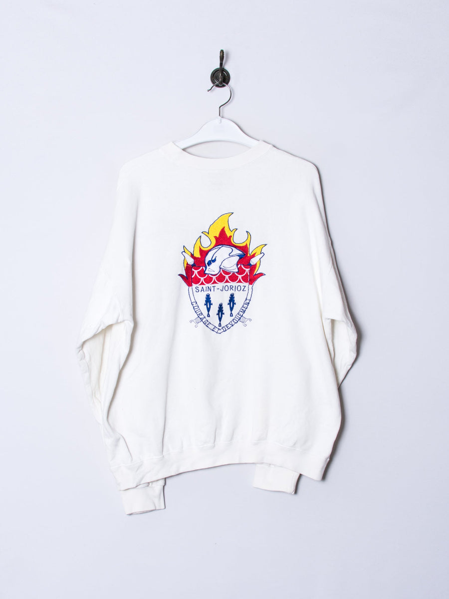 Saint Jorioz White Sweatshirt