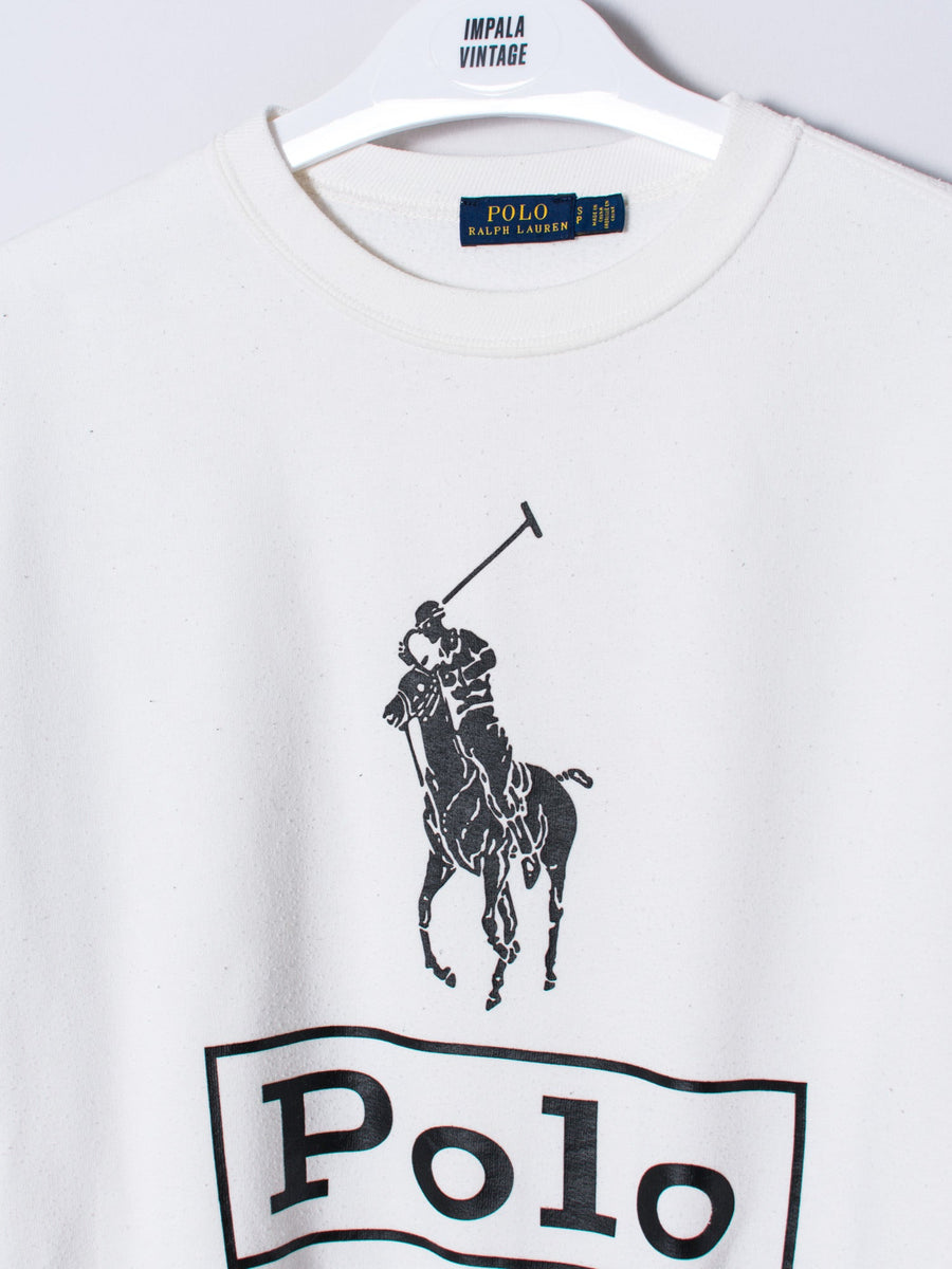 Polo Ralph Lauren White Sweatshirt