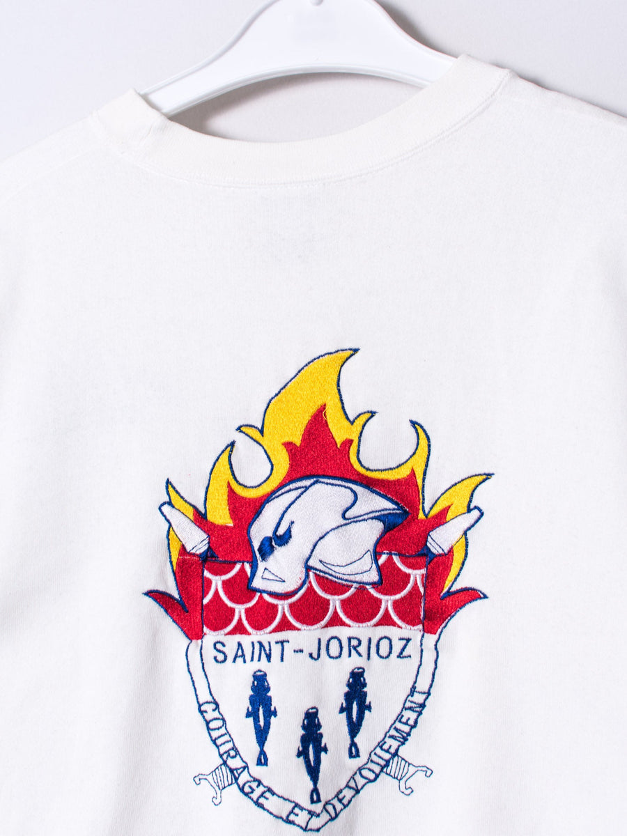 Saint Jorioz White Sweatshirt