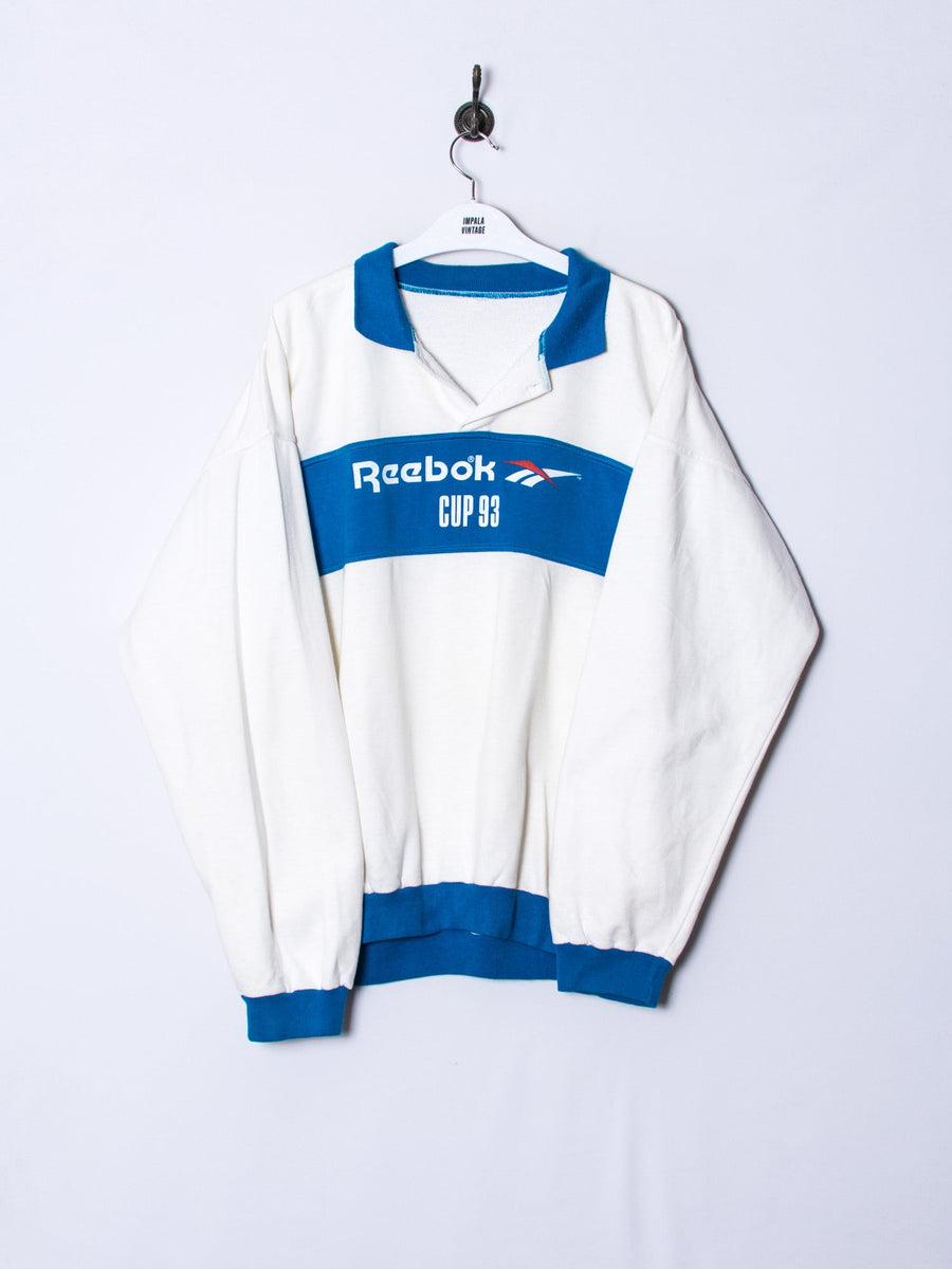Reebok Blue & White Sweatshirt