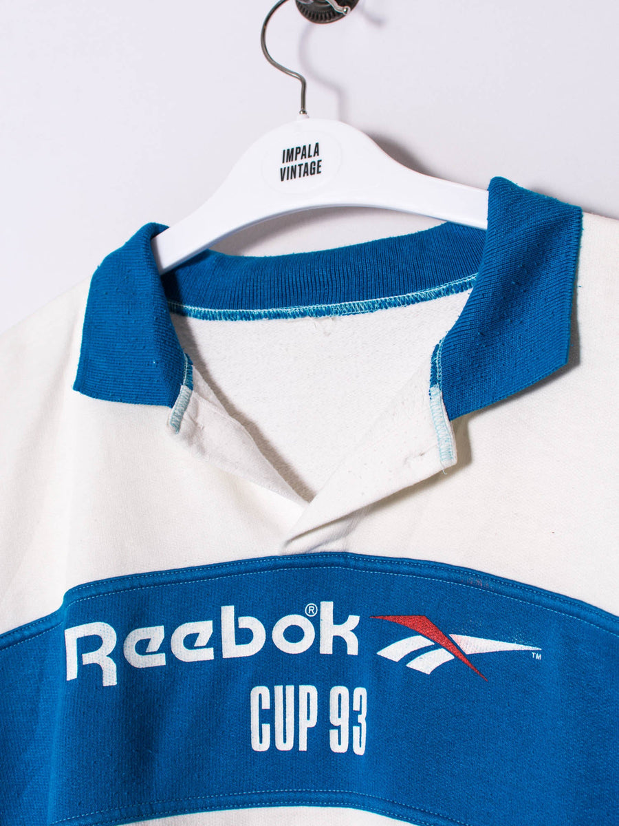 Reebok Blue & White Sweatshirt